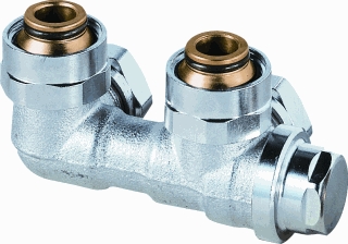 Heimeier 2-p 3/4" Vekolux haaks